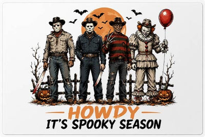 Howdy It's Spooky Season PNG, Western Halloween Sublimation SVG BillahCrafts 