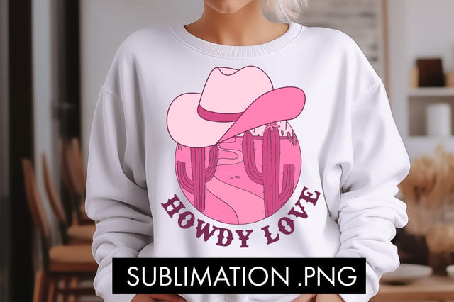 Howdy Love Valentine PNG Sublimation Sublimation Freeling Design House 