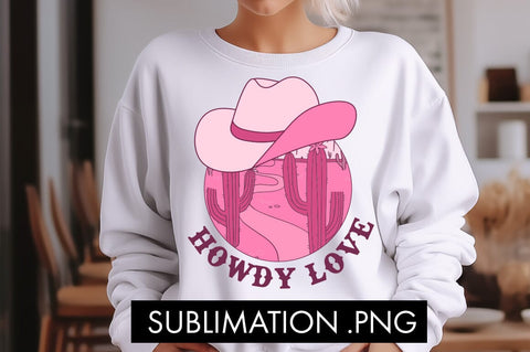 Howdy Love Valentine PNG Sublimation Sublimation Freeling Design House 