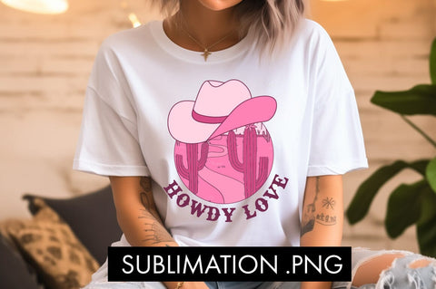 Howdy Love Valentine PNG Sublimation Sublimation Freeling Design House 