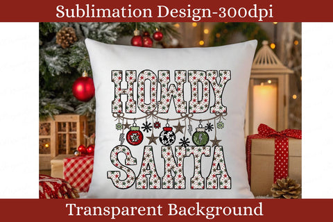 Howdy Santa PNG, Western Christmas Holiday Sublimation Design, Rustic Xmas Digital Download Sublimation Keepsake Treasures Designs LLC. 