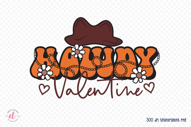 Howdy Valentine, Groovy Valentines Sublimation Sublimation CraftLabSVG 