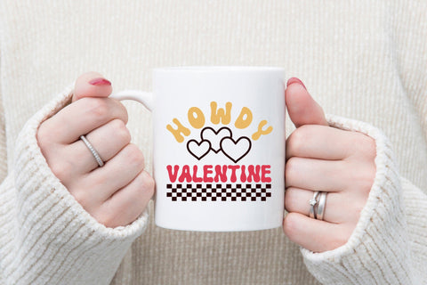 Howdy Valentine, Retro Valentine's Day SVG SVG CraftLabSVG 