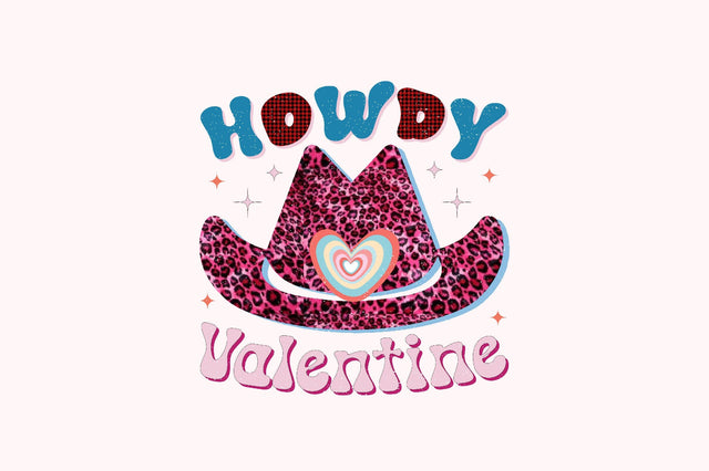 Howdy Valentine Sublimation SVGArt 