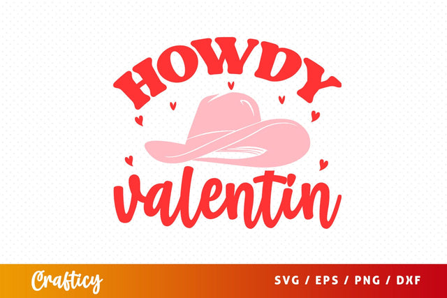 Howdy Valentine SVG Design SVG Designangry 
