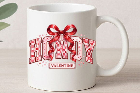 Howdy Valentine Western Bow PNG SVG BillahCrafts 