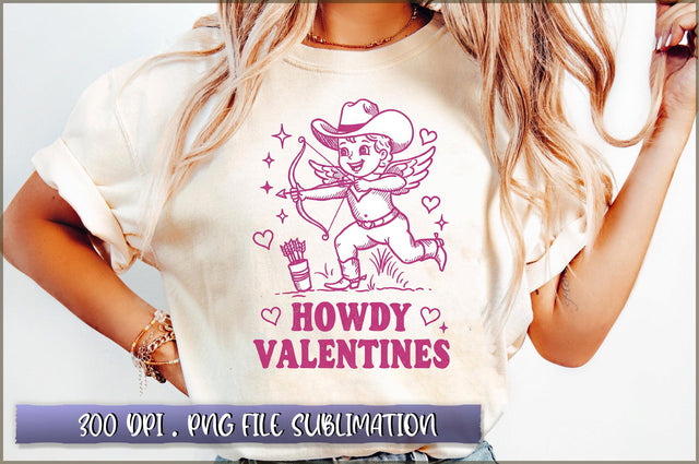 Howdy Valentines Sublimation Sublimation Shetara Begum 