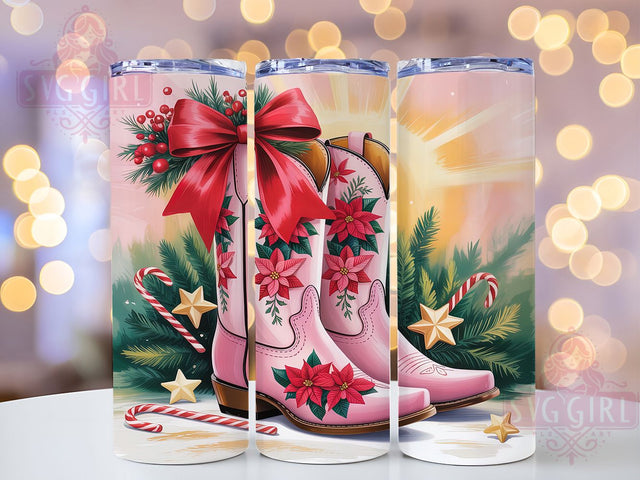 Howdy Western Christmas Tumbler, Cowboy Holiday Sublimation Design, Festive Country Cup Art, 20oz Xmas Tumbler, Whimsical Western Mug, Stylish Christmas Cup, Cozy Holiday Wrap Sublimation SvggirlplusArt 