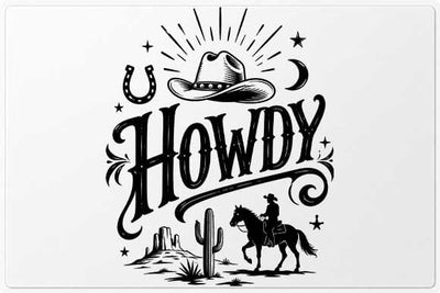 Howdy Western Cowboy Sublimation PNG SVG BillahCrafts 