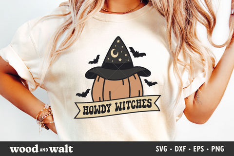 Howdy Witches SVG | Western Halloween SVG SVG Wood And Walt 