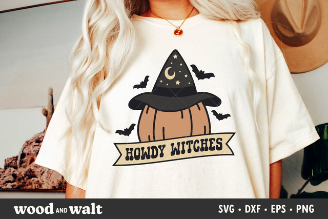 Howdy Witches SVG | Western Halloween SVG SVG Wood And Walt 