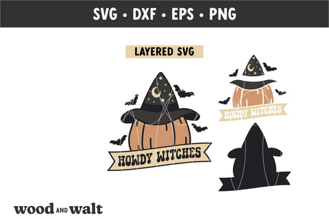 Howdy Witches SVG | Western Halloween SVG SVG Wood And Walt 
