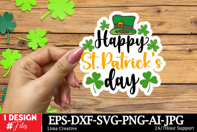 Hppy St.patrick’s Day Sticker SVG SVG Insomnia Std 