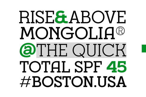 Hugells - Modern Slab Serif Font Arterfak Project 
