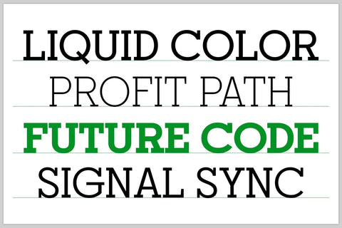 Hugells - Modern Slab Serif Font Arterfak Project 