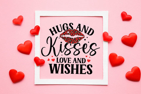 Hugs And Kisses Love And Wishes SVG Design SVG Designangry 