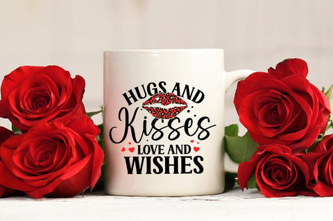 Hugs And Kisses Love And Wishes SVG Design SVG Designangry 