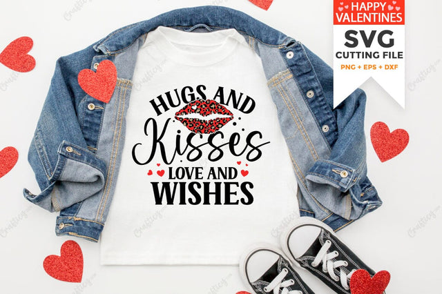 Hugs And Kisses Love And Wishes SVG Design SVG Designangry 