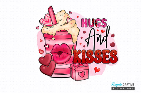 Hugs and kisses PNG Design Sublimation Regulrcrative 