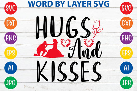 Hugs And Kisses SVG DESIGN SVG Rafiqul20606 