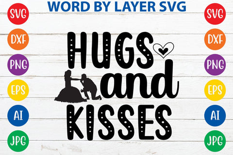 Hugs And Kisses SVG DESIGN SVG Rafiqul20606 