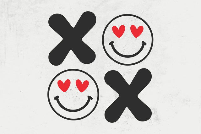 Hugs and Kisses SVG, Xoxo Svg, Heart Svg, Valentines Svg, Love Svg, Valentine Shirt Svg, Hello Valentine Shirt, Valentine's Day Svg SVG DesignDestine 