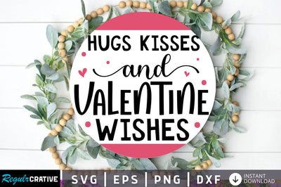 Hugs kisses and valentine Svg Design SVG Regulrcrative 
