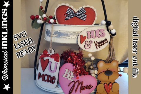 Hugs & Kisses Valentine SVG 2024 SVG Whimsical Inklings 