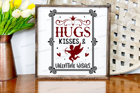 Hugs kisses & valentine Svg Design SVG Regulrcrative 
