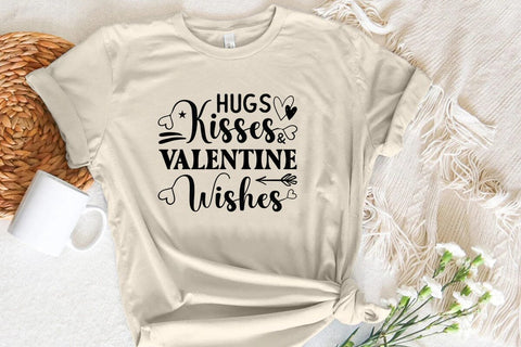 Hugs kisses & valentine wishes SVG Angelina750 