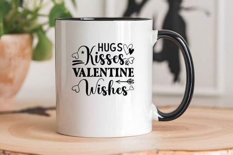 Hugs kisses & valentine wishes SVG Angelina750 