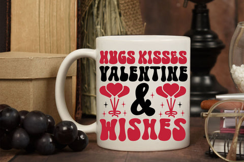 Hugs kisses & valentine wishes SVG Design SVG Regulrcrative 