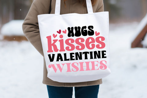 Hugs kisses valentine wishes Svg Design SVG Regulrcrative 