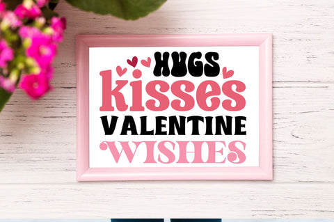 Hugs kisses valentine wishes Svg Design SVG Regulrcrative 