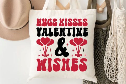 Hugs kisses & valentine wishes SVG Design SVG Regulrcrative 
