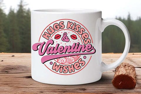 Hugs kisses & valentine wishes svg Design SVG Regulrcrative 