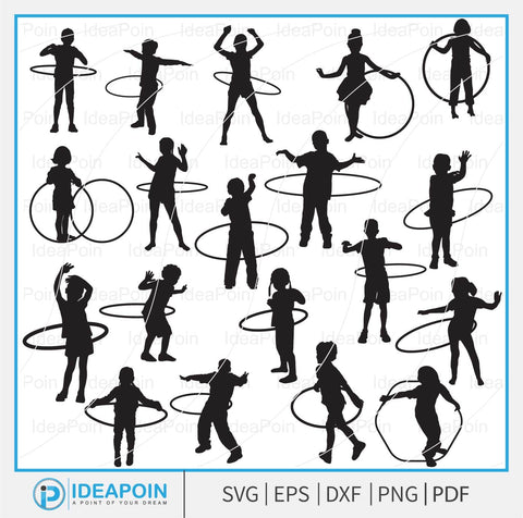 Hula Hoop silhouette, hula hoop child ‍svg, Hula Hoop svg, Hula Hoop Vector, hula hoop girl, Gymnastics Clipart, Sports svg, Hula Hoop Clipart, Hula Hoop svg bundle, SVG Dinvect 