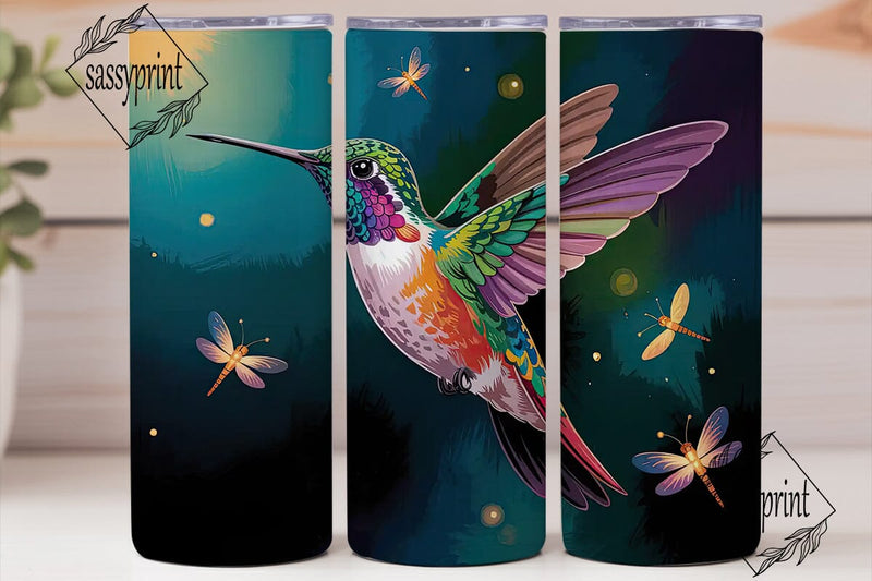 Hummingbird 20oz Tumbler Design Sublimation sassyprint 