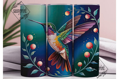 Hummingbird 20oz Tumbler Design Sublimation sassyprint 