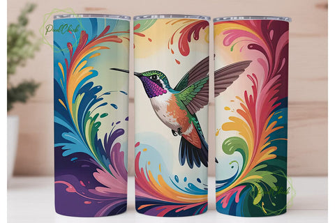 Hummingbird 20oz Tumbler Wrap Sublimation PixelChick 