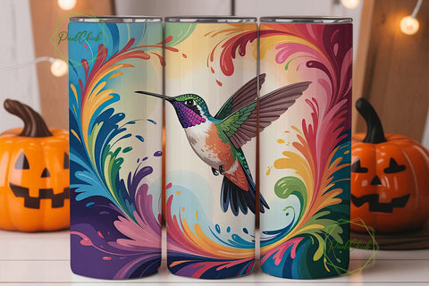 Hummingbird 20oz Tumbler Wrap Sublimation PixelChick 