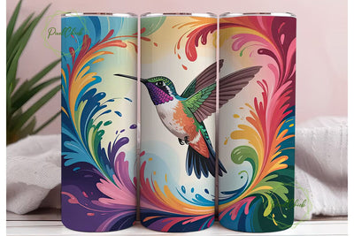 Hummingbird 20oz Tumbler Wrap Sublimation PixelChick 