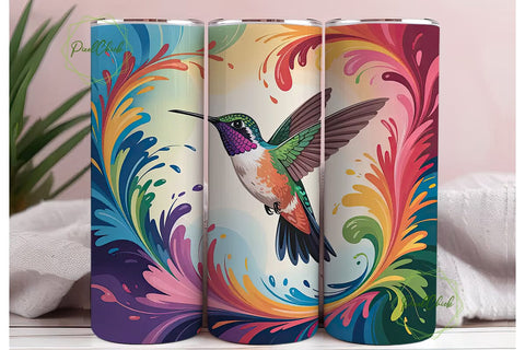 Hummingbird 20oz Tumbler Wrap Sublimation PixelChick 