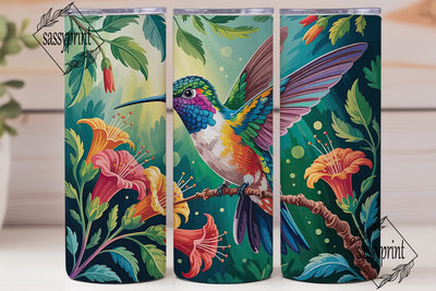 Hummingbird 20oz Tumbler Wrap Sublimation sassyprint 