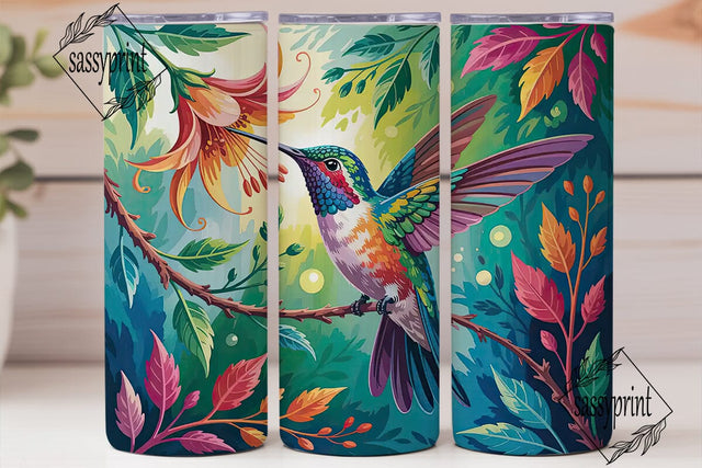 Hummingbird 20oz Tumbler Wrap Sublimation sassyprint 