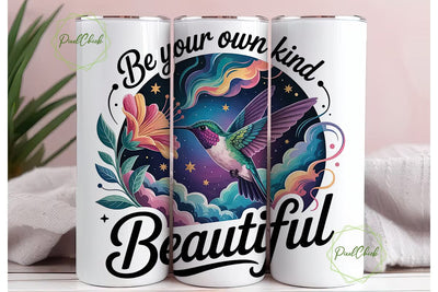 Hummingbird Cosmic 20oz Tumbler Wrap Sublimation PixelChick 