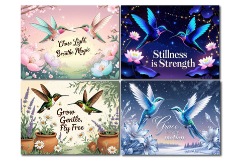 Hummingbird cutting board, floral bird design Sublimation Paper Switch 