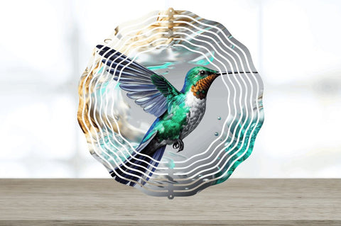 Hummingbird Wind Spinner Sublimation Designs Sublimation Regulrcrative 