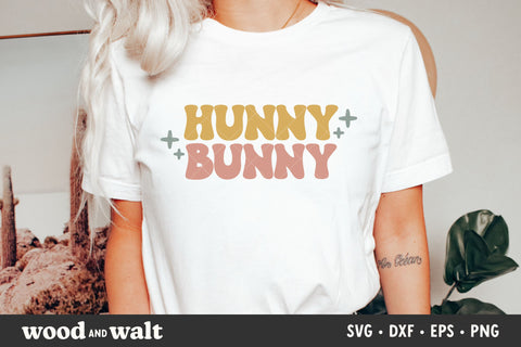Hunny Bunny SVG | Retro Easter Cut File SVG Wood And Walt 