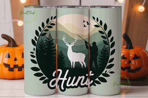 Hunt 20oz Tumbler Design Sublimation PixelChick 